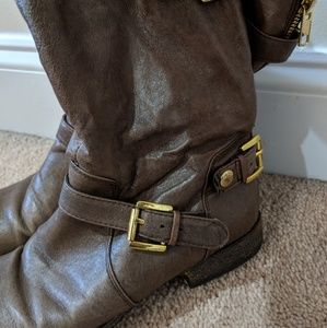 Steve Madden medium brown boots, size 6.5